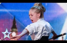 9-latka pokazuje umiejętności władania mieczem w "Britain's Got Talent"