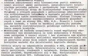 Odtajnione szyfrogramy komunistów z 1989r.: z Wałęsą się dogadaliśmy...