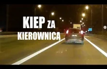 Kiep z Kielc za kierownicą rzuca rozżarzonymi...