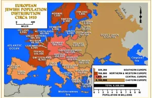 W Polsce mieszkało więcej Żydów niż Europie Zachodniej, Północnej i Południowej