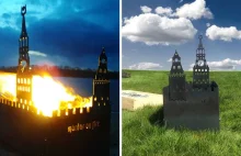 Ukraińscy artyści stworzyli grill w kształcie Kremla