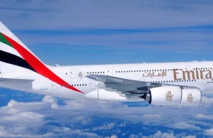 Emirates przyleciał do Warszawy airbusem A380