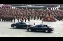 Korea Północna- parada wojskowa z okazji 105 urodzin Kim Ir Sena (15.04.2017)