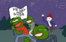 "HE WILL NOT DIVIDE US" Spektakularne zakończenie anty Trumpowej akcji.