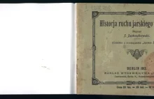 "Historja ruchu jarskiego w Polsce" - książka z 1912 r.