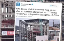 Katastrofa na budowie elektrociepłowni w Chinach. Są zabici i ranni