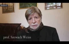 Wypowiedź prof. Szewacha Weissa z okazji 75. rocznicy powstania Żegoty