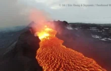 Iceland Volcano Drone Flight, Holuhraun eruption, Feb 1, 2015