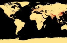Gęstość populacji na świecie.
