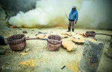 Zdjęcia Polki z wygasłego wulkanu, gdzie wydobywa się siarkę
