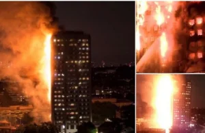Potężny pożar apartamentowca w Londynie!