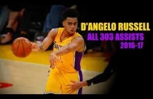 D'Angelo Russell All 303 Assists in 2016-17 season | Full Highlights