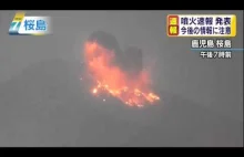 Wybuch wulkanu Sakurajima- 50 km od elektrowni jądrowej Sendai 05/02/2016