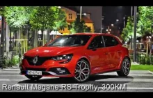 Kolejny rekord Renault Megane RS Trophy - szaleńczy przejazd przez Warszawę...