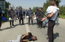 Imigranci zablokowali autostradę. Chcą do Niemiec po "pokój i bezpieczeństwo"