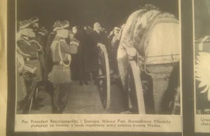 Zdjęcia z pogrzebu Józefa Piłsudskiego