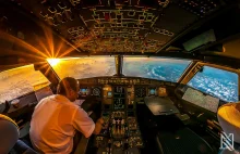 Dwadzieścia trzy piękne zdjęcia z kokpitu samolotu