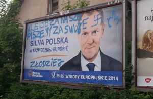 Plakat wyborczy PO