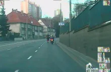 Szaleńczy pościg za motocyklistą