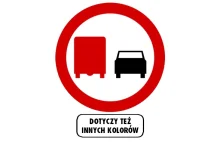 Zakaz wyprzedzania dla ciężarówek na wszystkich autostradach.
