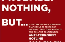 "Jak rozpoznać terrorystę"- ulotki w londyńskim metrze