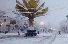 Anomalia pogodowe - śnieg zasypał północną Afrykę. Tunezja 40 cm śniegu !