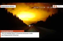 rozbłysk na niebie nad Rosją - najprawdopodobniej meteoryt