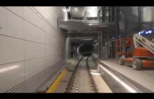 Jazda testowa nową linią metra w Amsterdamie
