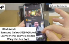 Samsung S8/S8+/Note8 Black Mode - Czarne Aplikacje, Brak Różu, wszystko bez Root