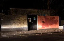 Ciekawa walka graficiarza z właścicielem ściany :)