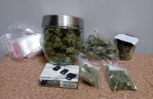 Policjanci ujawnili prawie 90 gramów marihuany