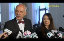 Janusz Korwin-Mikke w obronie państwa prawa - briefing prasowy 10.05.2017