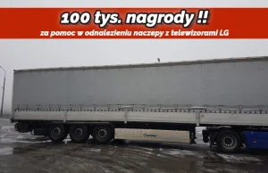 100 tys.zł. nagrody za pomoc w ustaleniu sprawców kradzieży!