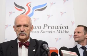 Korwin-Mikke idzie na debatę z Kaczyńskim