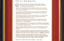 "Desiderata"