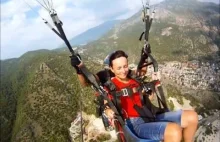 Paragliding Oludeniz - lot na paralotni lipiec 2013 Turcja