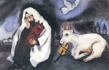 Chagall - Samotność (Koza grająca na skrzypcach)