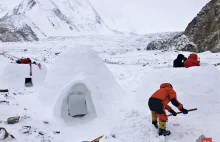 Igloo pod K2 - temperatury