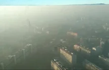 Wroclawski smog widziany ze Sky Tower