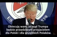 Donald Trump mówi o Polsce i Polakach