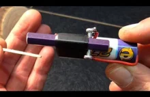 budujemy mini pistolet z baterii ołówka
