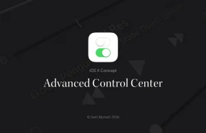 Bardzo ciekawy koncept centrum sterowania w iOS 10