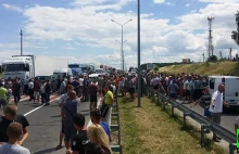 Ukraińcy blokują przejścia graniczne na Lubelszczyźnie i Podkarpaciu