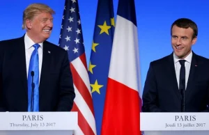 Trump zasugerował Macronowi wystąpienie Francji z UE