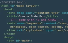 Source Code Pro - kodowanie ze stylem