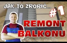 Remont balkonu #1- hydroizolacja, okapnik i układanie płytek