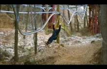 "Roller Coaster Zipline" niesamowity rollercaster
