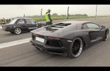 735-konne BMW E30 vs. Lamborghini Aventador na 1/2 mili