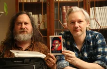 Richard Stallman, Edward Snowden, Julian Assange