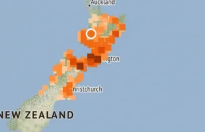Trzesienie ziemi w Nowej Zelandii odczuwalne w calym kraju.. [ENG]